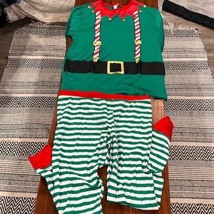 Matching Elf pajamas